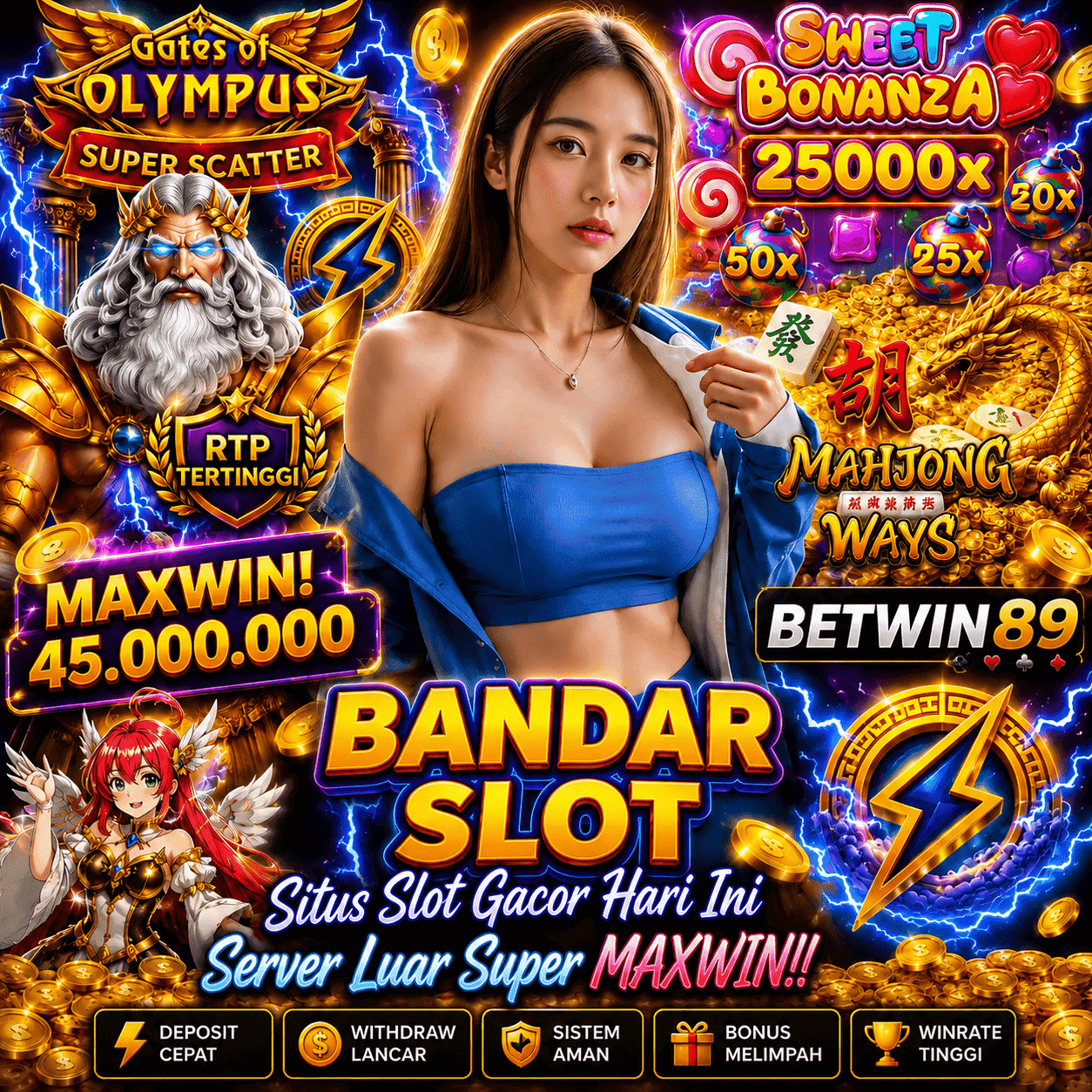 Betwin89 Bandar Slot Viral 2026: Auto Maxwin Tiap Putaran Slot Gacor